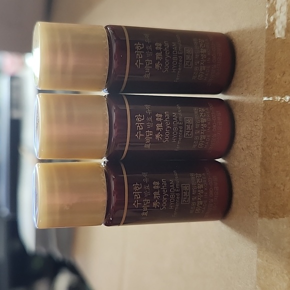 BUNDLE 3 sample bottles!! Sooryehan Hyobidam Fermented Toner (? fl. oz.) - Picture 4 of 14